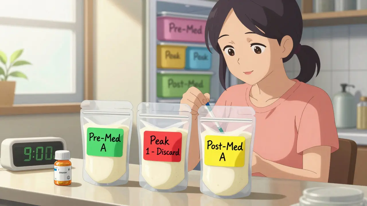 How to Store and Label Breast Milk When Taking Temporary Medications