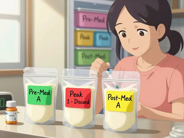 How to Store and Label Breast Milk When Taking Temporary Medications